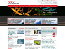Tablet Screenshot of legacy.sdsc.edu