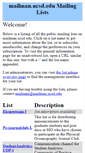 Mobile Screenshot of lists.sdsc.edu